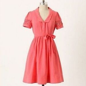 Anthropology Mauve dress with pockets